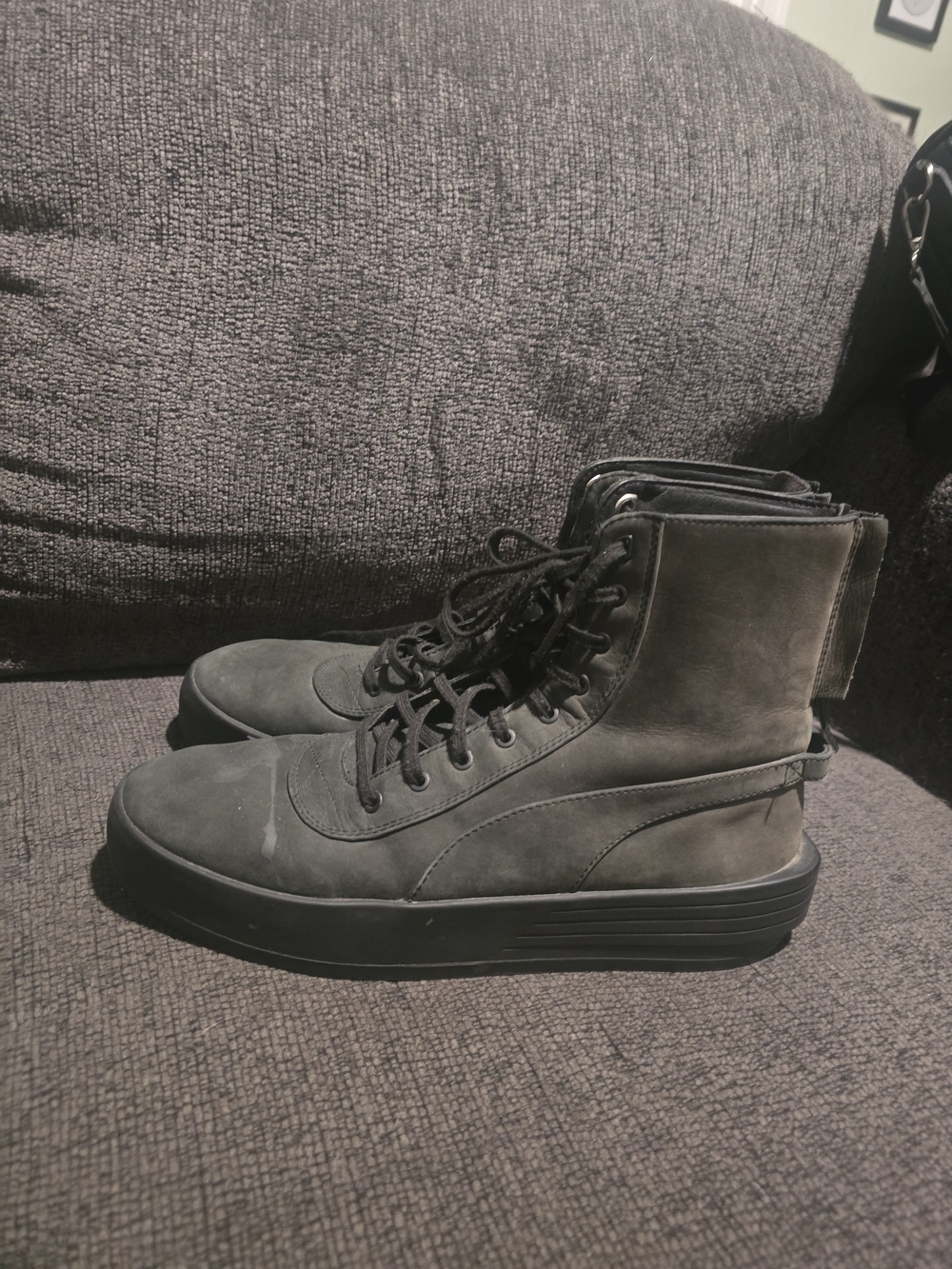Puma | x XO Parallel Triple Black Sneaker Boots Size 10.5 RARE - Picture 4 of 8